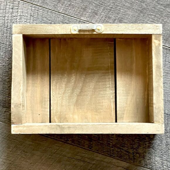 New! “Crazy Happy” Light-Brown Wooden Home Decor/Sign. 7 in. x 8.5 in. - Picture 3 of 5